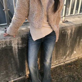 *Muand* Poodle Fur Jacket