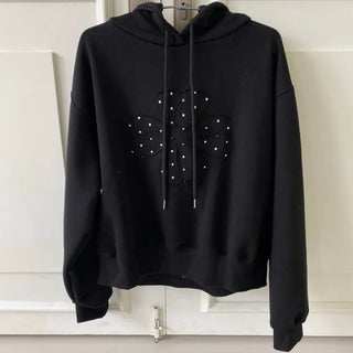 Dot Clover Patch Hoodie