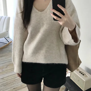 Mellow V-neck Knit (3 colors)