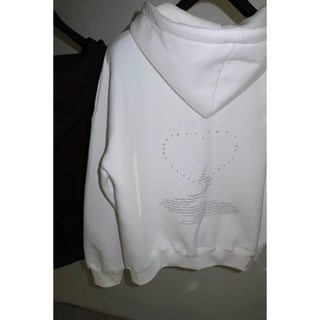 Heart Fleece Zip-Up Hoodie (3 colors)