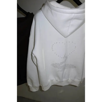 Heart Fleece Zip-Up Hoodie (3 colors)