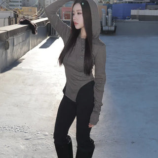 SLIDE Button Hoodie