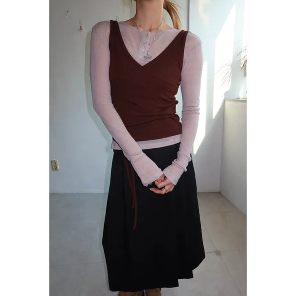 Plot Wrap Sleeveless (4 colors)