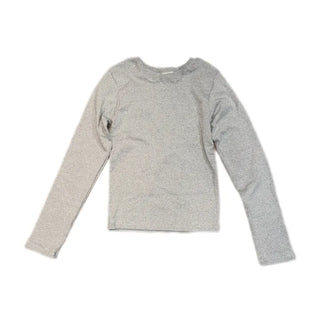 CREW NECK Fleece-lined Long Sleeve Tee