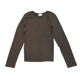 CREW NECK Fleece-lined Long Sleeve Tee