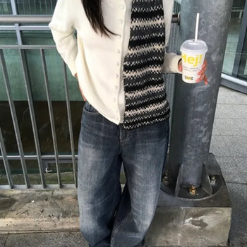 *Winter/Special Feature* Curve High-Neck Cardigan