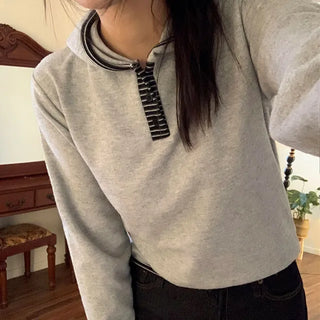 Soft Brushed Striped Hoodie 2 Colors