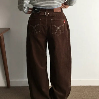 * Thick/Winter* Divan Corduroy Tab Pants