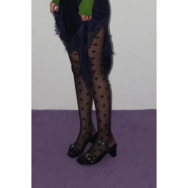 Wide Dot Stockings