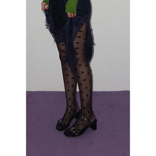 Wide Dot Stockings