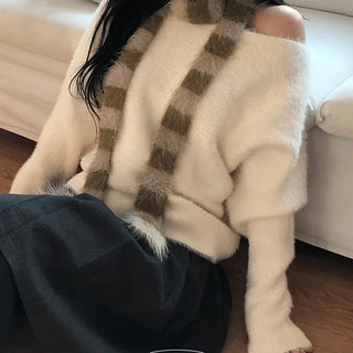 Ritz Angora Off-shoulder Knit