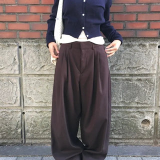 *Winter ver* Swing Pintuck Wool Slacks