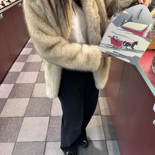 Shade Fur Jacket Faux Fox Fur Jacket
