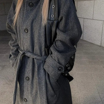 Rene Balmacaan Long Coat