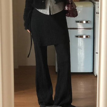 Eden Pleated Wrap Layered Pants