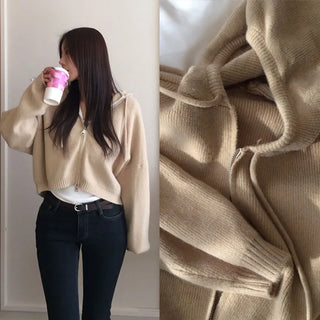 Fundis Hooded Knit Zip-up