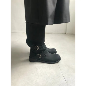 Wrinkle Long Boots (2 colors)