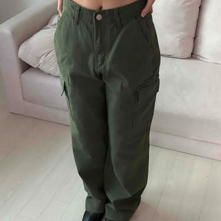 Tactical Balloon Fit Cargo Elastic Waist Long Pants