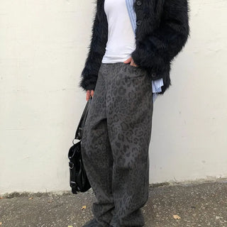 Dark Leopard Pants