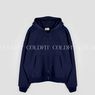 Winter zip-up hoodie