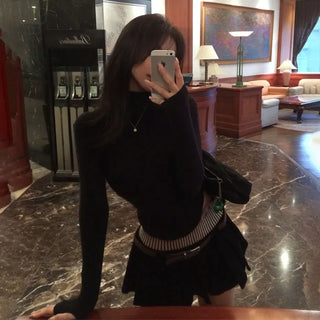 T-Ple Warmer Turtleneck T-shirt [Wool, Angora 10%]
