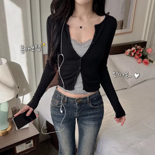 [Boyfriend Heart-fluttering../Best Look!] Glam Wool Knit Round Cardigan