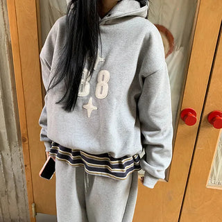 Rev Fleece-lined Embroidered Snap Sweatshirt
