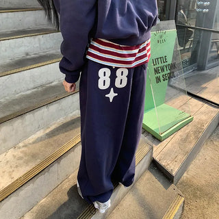 Rev Brushed Embroidery Two-Way Pants