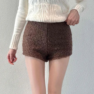 Bodley Mohair High-Waisted Shorts