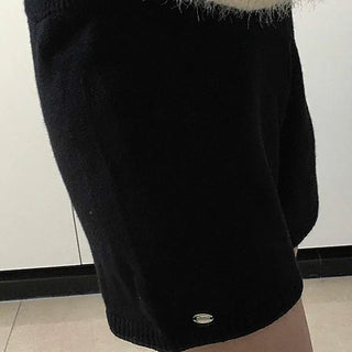 Soft Touch Fluffy Brushed Knit Shorts