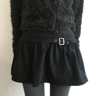 *Mu&d* Suede Culotte Skirt