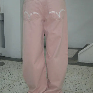 Soft Low-Rise Wide Pants -
