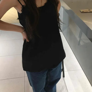 Loose Fit Lace Sleeveless Dress
