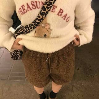 Fleece Sherpa Winter Shorts