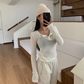 Soft button long-sleeve shirt