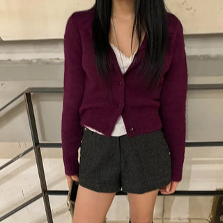 Romy fur cardigan