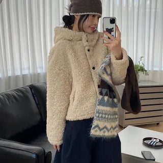 Bade Wool Hooded Coat