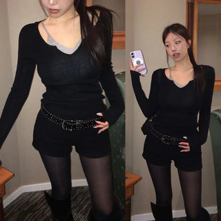 No Dior Layered Knit [Silk Wool 6%]
