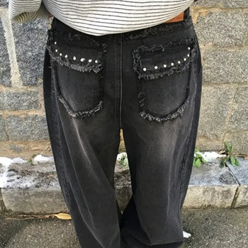 Tassel Wide Denim