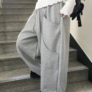 Brushed) Ways Cut-out Wide Pants
