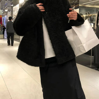Bold Highneck Fur Jumper