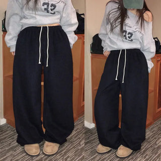 Sendry Banding Wide Pants [10% Wool]