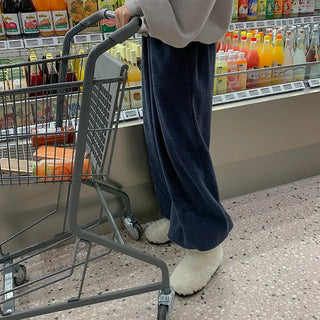 Ruffy Sherpa Pants