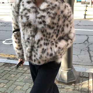 Leopard Fur Jacket