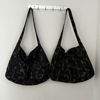 Curtain Camo 3D Pocket Shoulder Bag