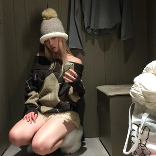 Argyle off-knit