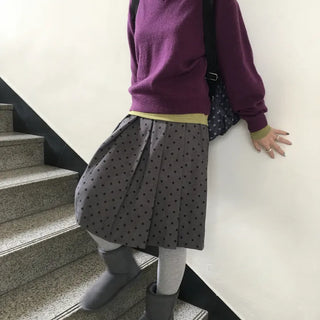 Here layered turtleneck