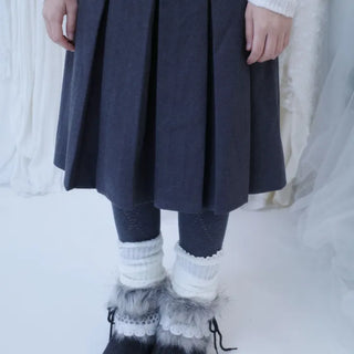 Yuhu Pleated Midi Skirt