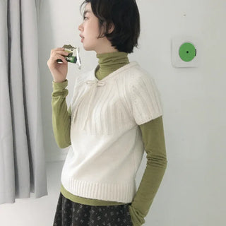 Gram strap short-sleeve knit