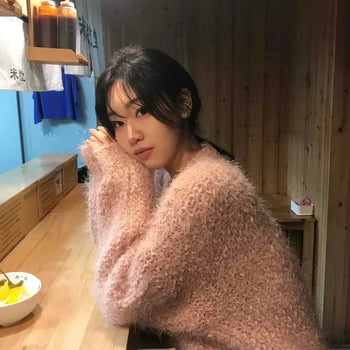 Soft Cozy Texture Oversized Knit